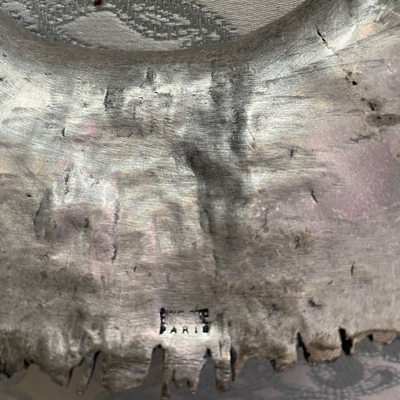 French Designer BICHE DE BERE PARIS Pewter Silver Collar RARE - Picture 4 of 10